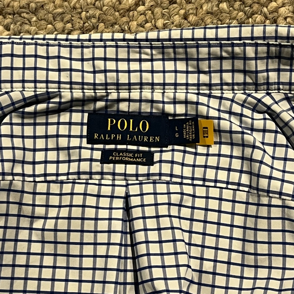 Polo Ralph Lauren Performance Button Down Large - Picture 3 of 7